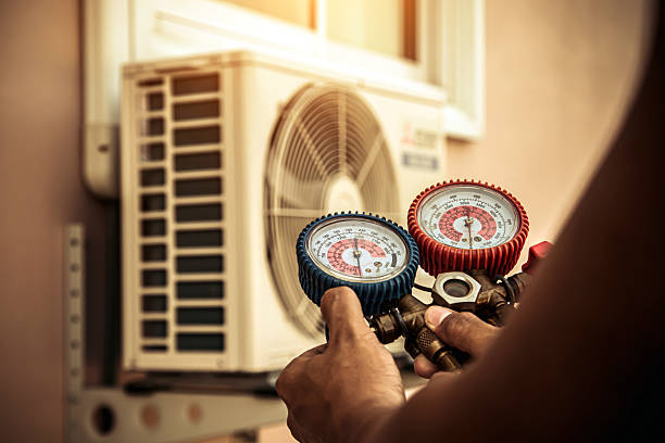 Professional Hvac Maintenance technician working in Trimble, MO